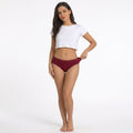 Culotte Menstruelle Jasmin (taille basse)-Flux Léger - Coton Bio
